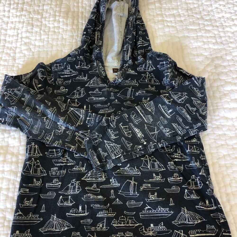 Boys Tea Collection Hoodie - size 5